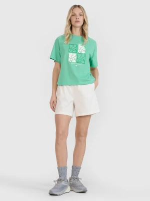 4F Spodenki casual damskie - białe XS