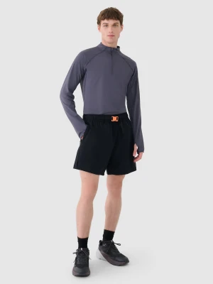 4F Spodenki casual męskie - czarne XXL