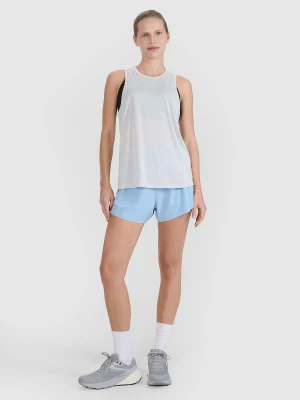 4F Spodenki do biegania szybkoschnące damskie - niebieskie XS