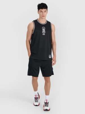 4F Spodenki do koszykówki szybkoschnące męskie - czarne M