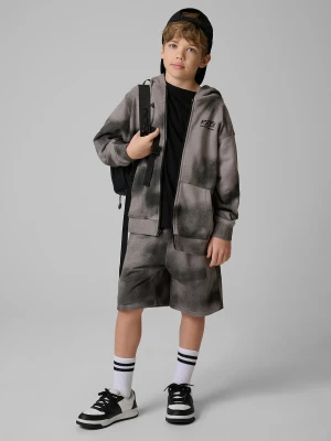 4F Spodenki dresowe chłopięce - czarne 122/128 (6-8 lat)