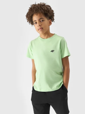 4F Spodenki dresowe chłopięce - głęboka czerń 122 (6-7 lat)