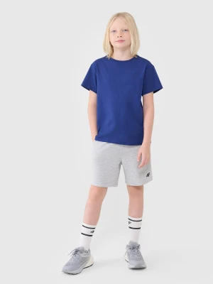 4F Spodenki dresowe chłopięce - szare 128 (7-8 lat)