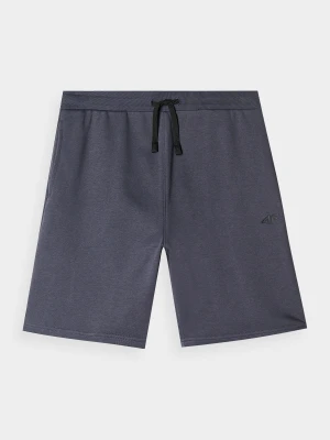 4F Spodenki dresowe chłopięce - szare 122 (6-7 lat)