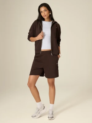 4F Spodenki dresowe damskie - brązowe XS