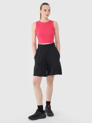 4F Spodenki dresowe damskie - czarne S