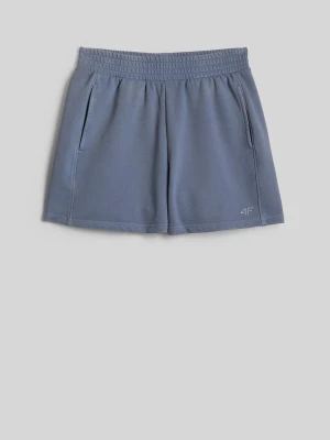 4F Spodenki dresowe damskie - denim M Granatowy