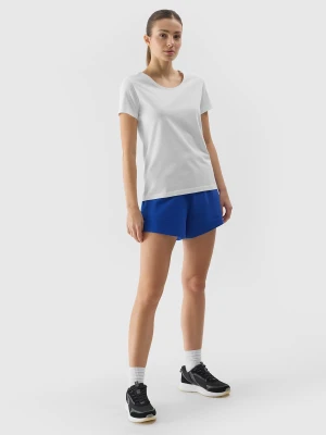 4F Spodenki dresowe damskie - niebieskie XS