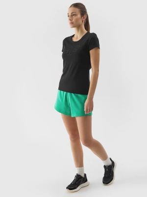 4F Spodenki dresowe damskie - zielone S