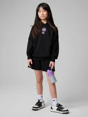 4F Spodenki dresowe dziewczęce - czarne 146 (10-11 lat)