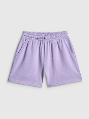 4F Spodenki dresowe dziewczęce - fioletowe 158 (12-13 lat)