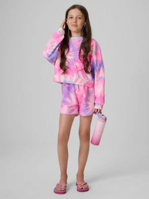 4F Spodenki dresowe dziewczęce - multikolor 164 (13-14 lat)