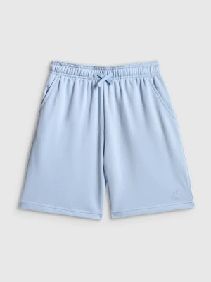 4F Spodenki dresowe dziewczęce - niebieskie 140 (9-10 lat)