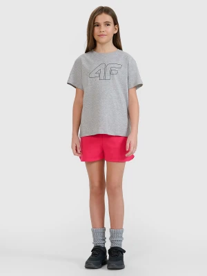 4F Spodenki dresowe dziewczęce - różowe 158/164 (12-14 lat)