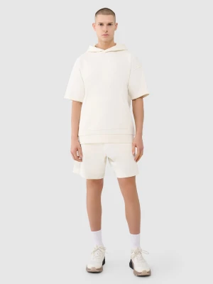 4F Spodenki dresowe męskie - białe 3XL