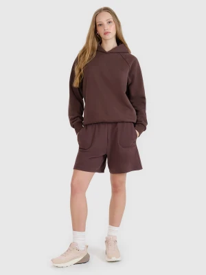 4F Spodenki dresowe uniseks - brązowe L