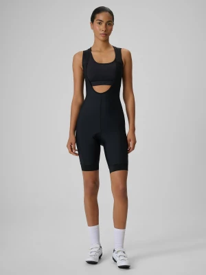 4F Spodenki kolarskie z piankowo-żelową wkładką damskie - czarne S