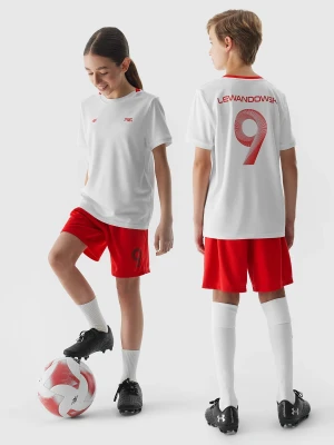 4F Spodenki piłkarskie dziecięce 4F x Robert Lewandowski - czerwone 158/164 (12-14 lat)
