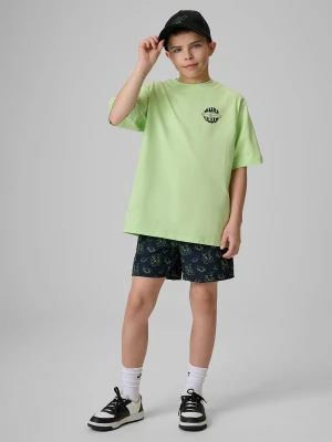 4F Spodenki plażowe boardshorty chłopięce - czarne 122/128 (6-8 lat)