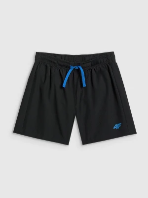 4F Spodenki plażowe boardshorty chłopięce - czarne 134/140 (8-10 lat)
