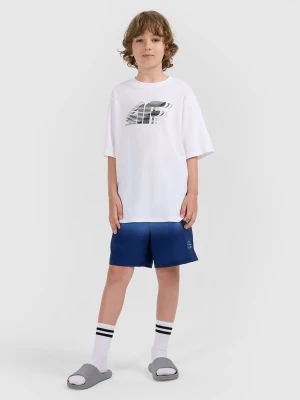 4F Spodenki plażowe boardshorty chłopięce - granatowe 158/164 (12-14 lat)