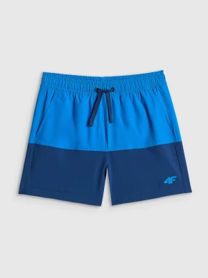 4F Spodenki plażowe boardshorty chłopięce - granatowe 122/128 (6-8 lat)