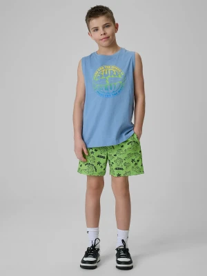 4F Spodenki plażowe boardshorty chłopięce - multikolor 122/128 (6-8 lat)