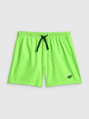 4F Spodenki plażowe boardshorty chłopięce - zielone 146/152 (10-12 lat)