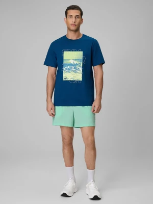 4F Spodenki plażowe boardshorty męskie - miętowe XXL