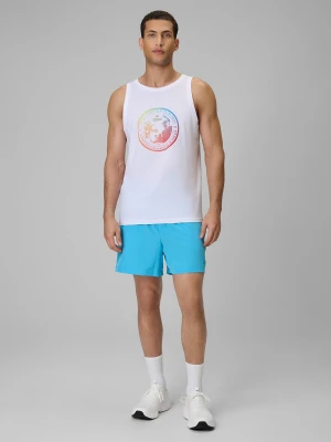 4F Spodenki plażowe boardshorty męskie - niebieskie 3XL