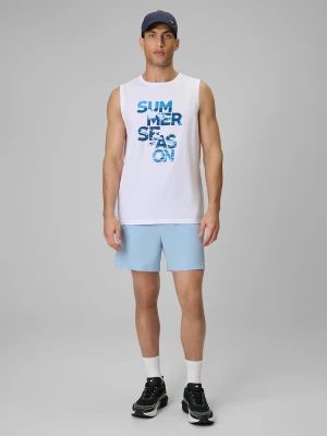 4F Spodenki plażowe boardshorty męskie - niebieskie M