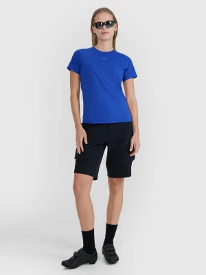 4F Spodenki rowerowe damskie - czarne XS