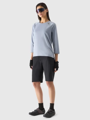 4F Spodenki rowerowe damskie - czarne XS