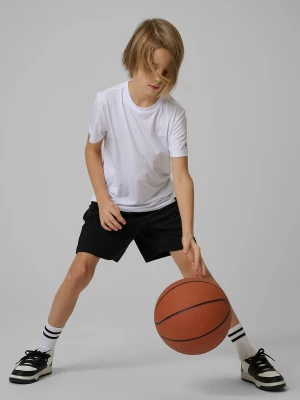 4F Spodenki sportowe szybkoschnące chłopięce - czarne 134/140 (8-10 lat)