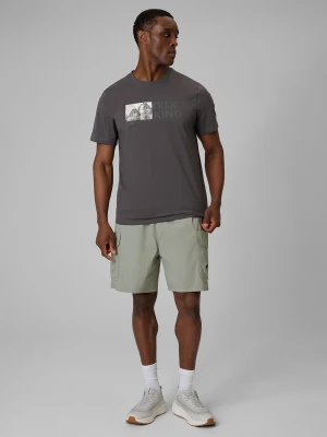 4F Spodenki tkaninowe męskie - khaki S