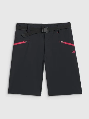 4F Spodenki trekkingowe szybkoschnące damskie - czarne XS