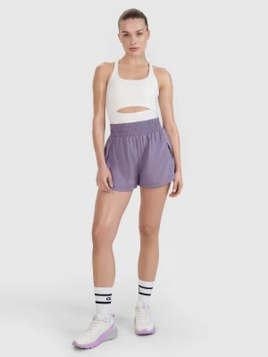 4F Spodenki treningowe szybkoschnące damskie 4F x Anna Lewandowska - fioletowe XL