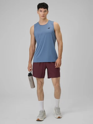 4F Spodenki treningowe szybkoschnące męskie - burgundowe XXL