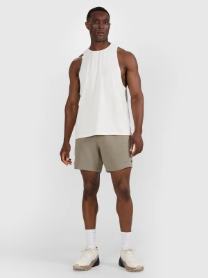 4F Spodenki treningowe szybkoschnące męskie - khaki L