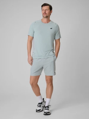 4F Spodenki treningowe szybkoschnące męskie - miętowe S