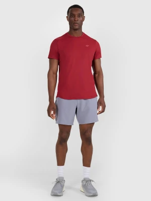 4F Spodenki treningowe szybkoschnące męskie - niebieskie L