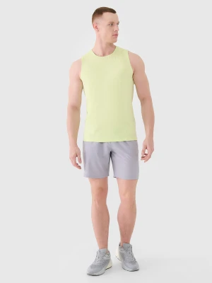 4F Spodenki treningowe szybkoschnące męskie - szare 3XL