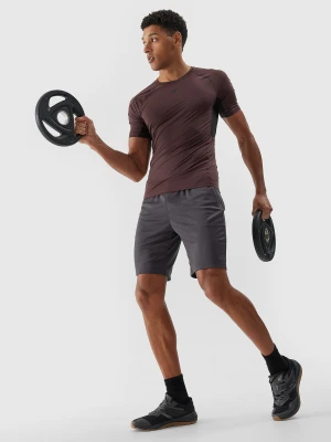 4F Spodenki treningowe szybkoschnące męskie - szare XXL