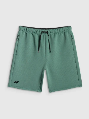 4F Spodenki treningowe szybkoschnące męskie - turkusowe S