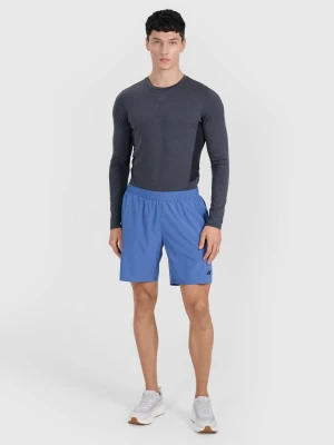 4F Spodenki treningowe szybkoschnące męskie - turkusowe L