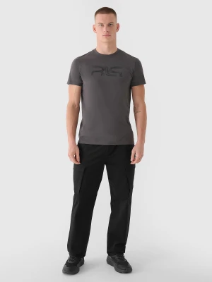 4F Spodnie casual cargo męskie 4F x Robert Lewandowski - czarne XL