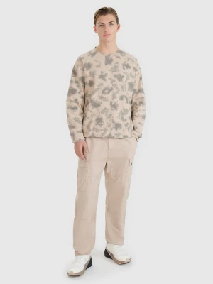 4F Spodnie casual cargo męskie - beżowa S