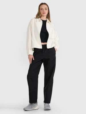 4F Spodnie casual damskie - czarne S