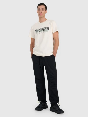 4F Spodnie casual męskie - czarne XL