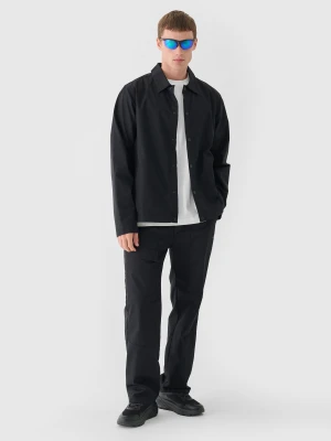 4F Spodnie casual męskie - czarne S